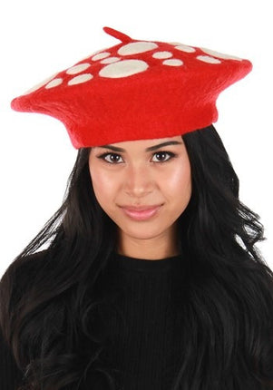 Mushroom Heartfelted Hat- worn by model