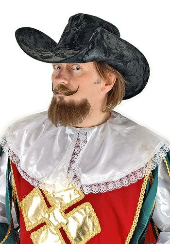 Black Musketeer Hat- worn by model