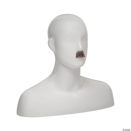 Men's Toothbrush Mustaches- dark brown, right angled view