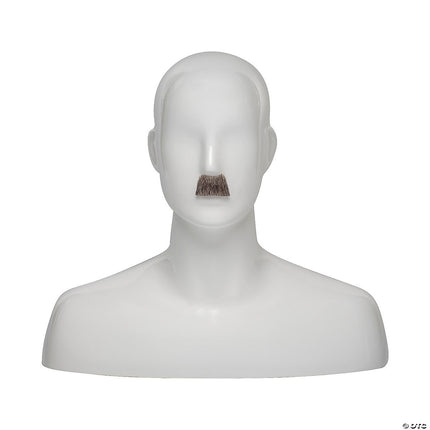 Men's Toothbrush Mustaches- dark brown, front view