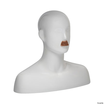 Men's Toothbrush Mustaches- brown red, right angled view
