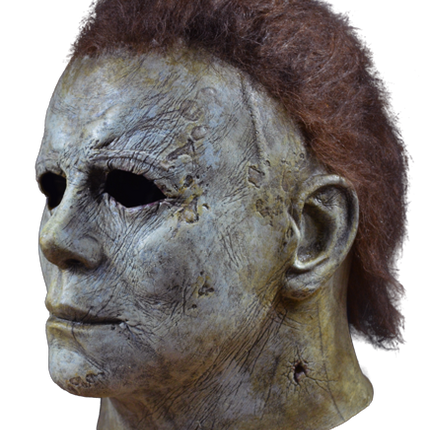Left-side view of Michael Myers Deluxe Mask