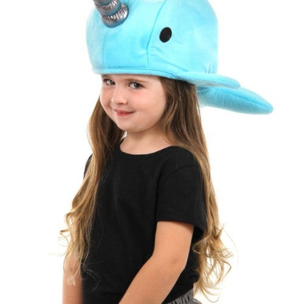 Narwhal Quirky Kawaii Hat- worn by child model