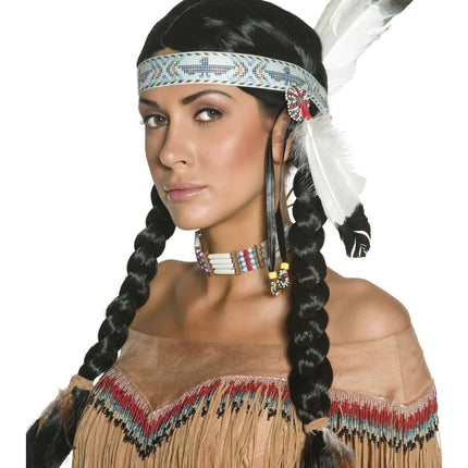 Native American Inspired Wig with Plaits