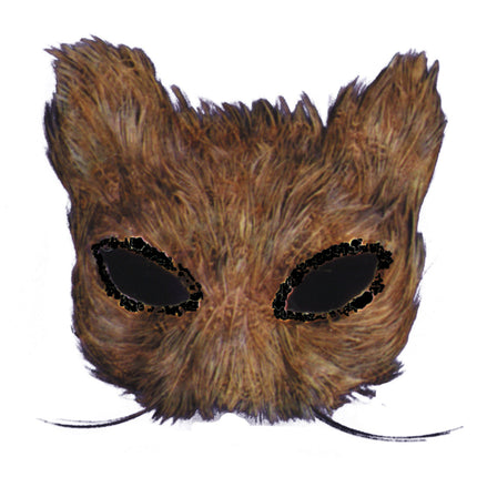 MASK CAT FEATHER NATURAL