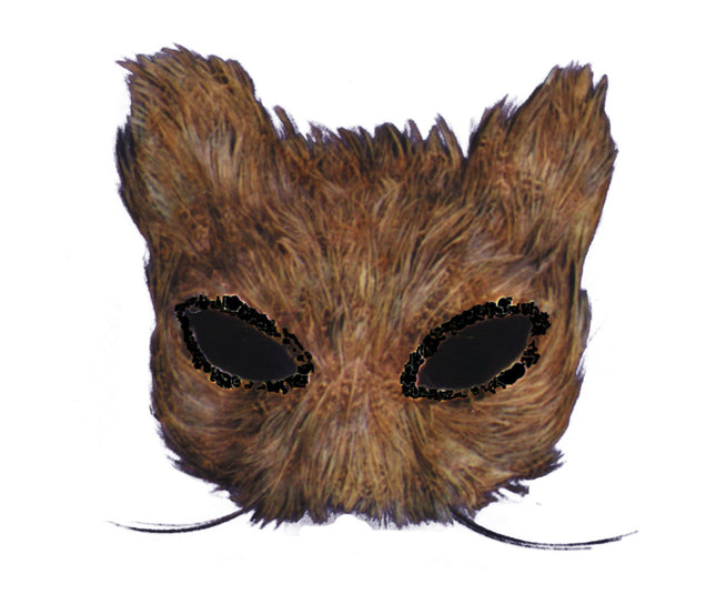 MASK CAT FEATHER NATURAL