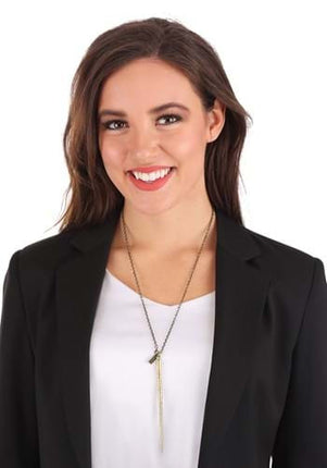 Fantastic Beasts- Newt Scamander Wand Necklace- worn by model