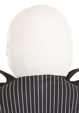 Nightmare Before Christmas- Jack Skellington Latex Mask- worn by model back view