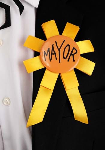Nightmare Before Christmas- Mini Mayor Costume Kit- badge up close