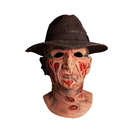 A NIGHTMARE ON ELM STREET - DELUXE FREDDY KRUEGER MASK WITH FEDORA HAT front