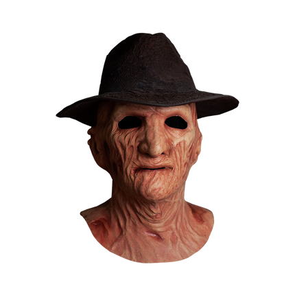 A NIGHTMARE ON ELM STREET 2: FREDDY'S REVENGE - DELUXE FREDDY KRUEGER MASK WITH FEDORA HAT front