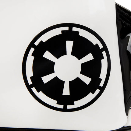 Star Wars Stormtrooper Lenticular Mini Backpack- up close back view