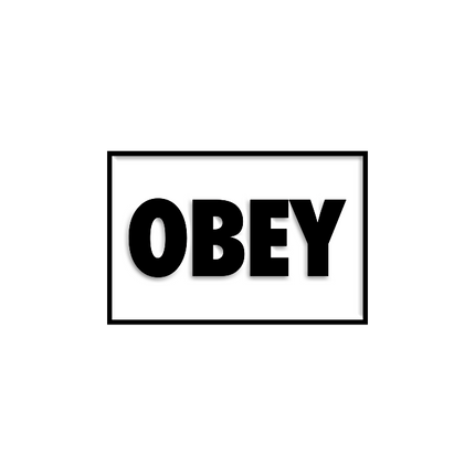 Obey Sign Pin