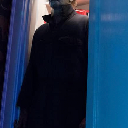 Michael Meyers hiding in closet