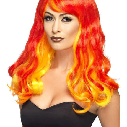 Ombre Devil Flame Wig