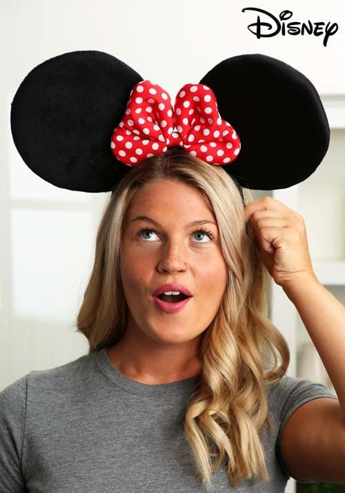 Disney- Oversized Minnie Ears Headband- worn by adult model