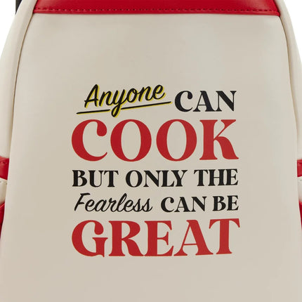Ratatouille 15th Anniversary Little Chef Glow In The Dark Mini Backpack- back view up close