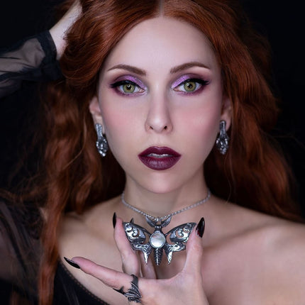 Lunar Moth Necklace