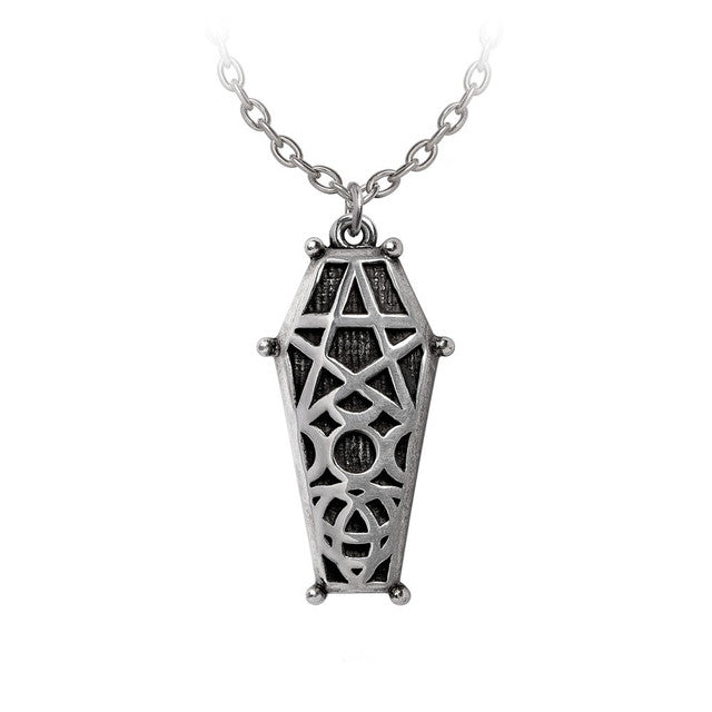 Hex Coffin Pendant