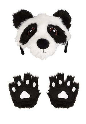 Panda Plush Headband & Paws