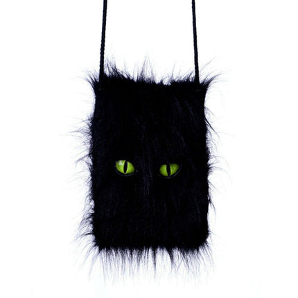Cat Eyes Pet Me Cross Body Purse
