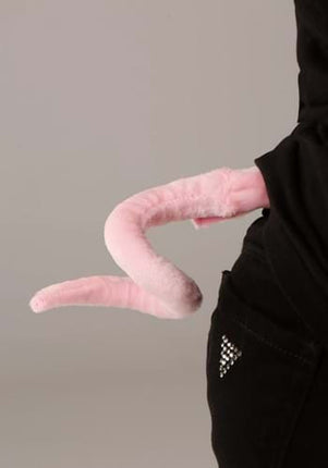 Pig Plush Headband & Tail Kit- tail up close