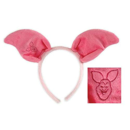 Winnie The Pooh- Piglet Ears Headband- with close up of embroidery