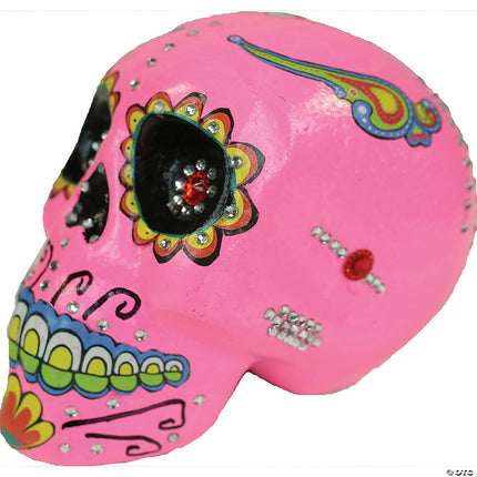 Pink Sugar Skull- side view