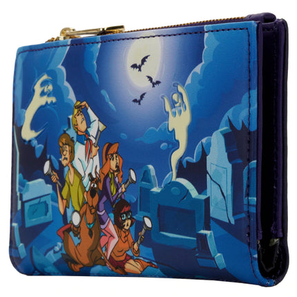 Scooby Doo Monster Chase Glow In The Dark Flap Wallet- side view