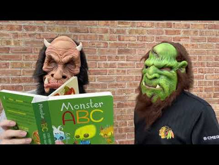 Teddy the Troll and Oscar the Ogre make the book