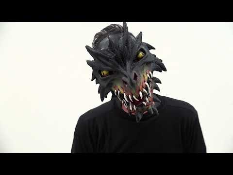 Zagone Studios MJ1010N Black Dragon Mask