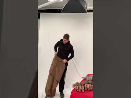 Brown Animal Beast Legs with Hooves and Wolf feet