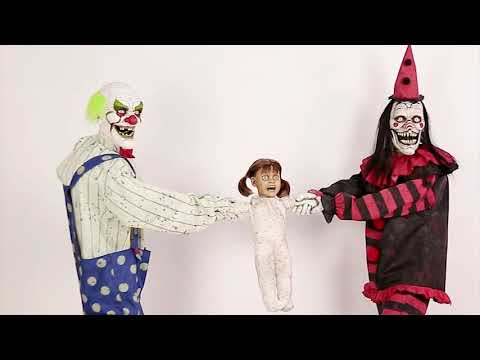 MR124651 Clowns Tug Of War (Black & Red)