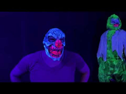 Funny Bones Evil Clown in UV Reactive Paint