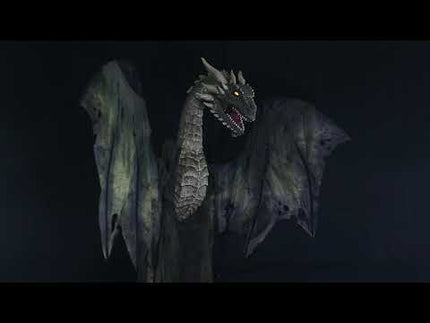 MR124633 Winter Forest Dragon Animated Prop