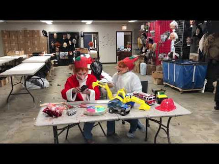Who do we want to be today? Speedy and Snowflake the elves are screwing around on Santa’s dime!