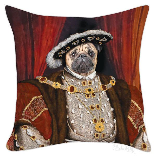 Henry The Pug Pillow Cover