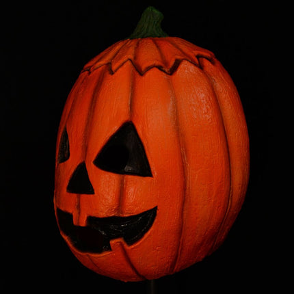 Left-side view of Halloween 3 Pumpkin Mask