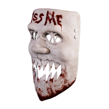 Left-side view of Kiss Me Mask