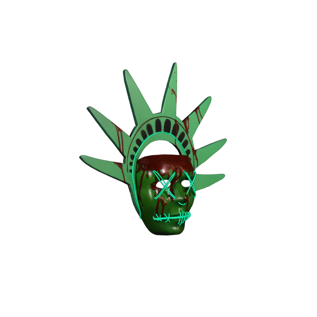 Right-side view of Lady Liberty Mask