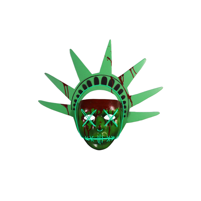 Front view of Lady Liberty Mask