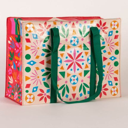 Flower Folk Shoulder Tote- front view