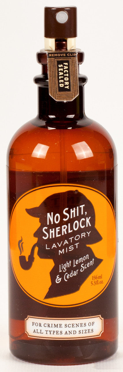 No Shit, Sherlock Lavatory Mist- front view