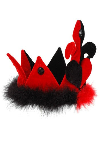 Alice in Wonderland- Queen of Hearts Plush Crown