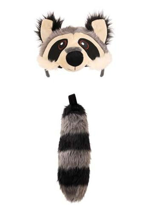 Racoon Plush Headband & Tail Kit