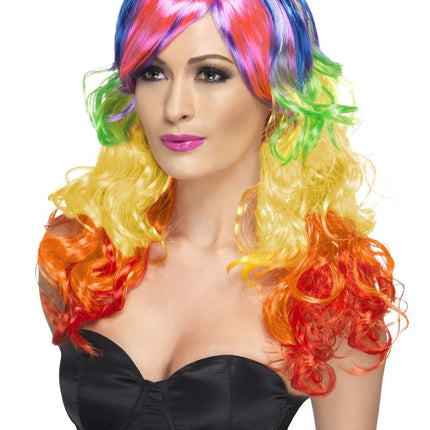 Rainbow Curl Wig