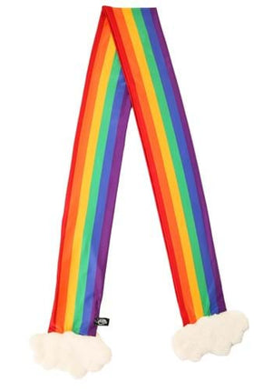 Rainbow Scarf with Hidden Pocket