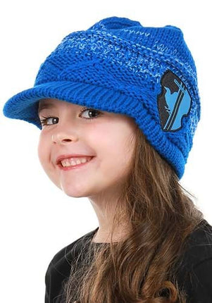 Harry Potter- Ravenclaw Knit Brim Hat- worn by child model