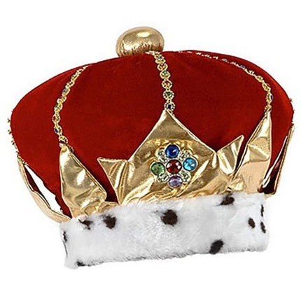 Red Plush King Hat