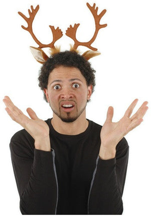 Reindeer Ears & Antlers Headband